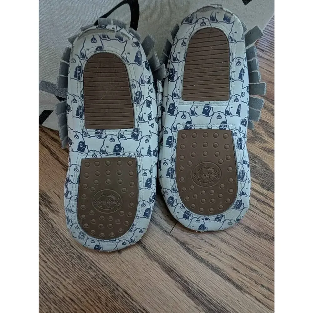 Babalus Pitbull Terrier Dog Print Moccasins